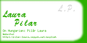 laura pilar business card